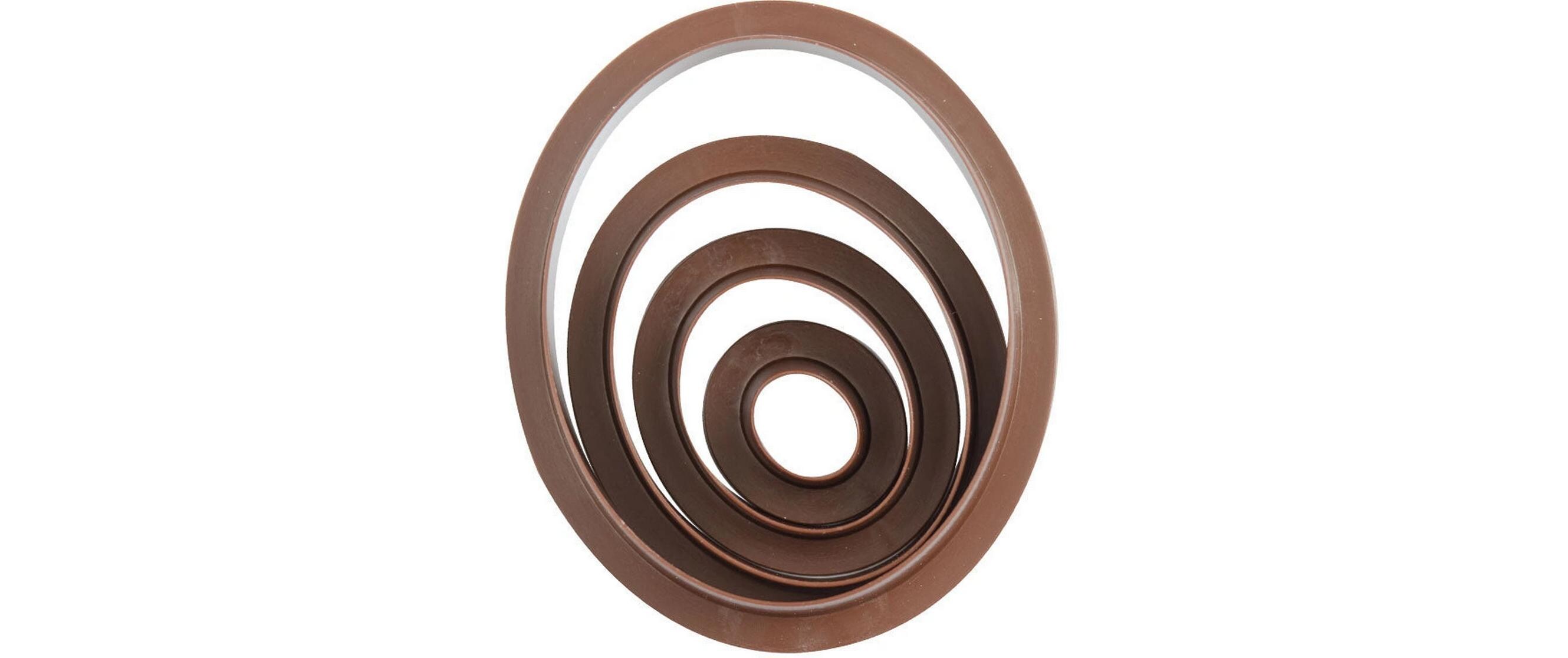 Decora Guetzli-Ausstecher-Set Ovale Kreise, 4 Stück