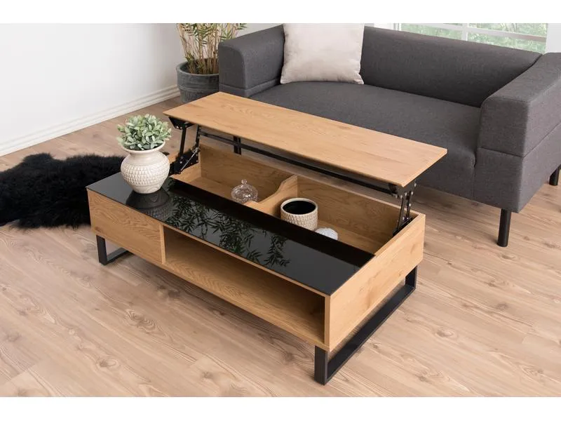 AC Design Couchtisch Azalea Nature/Schwarz AC Design Couchtisch Azalea Nature/Schwarz