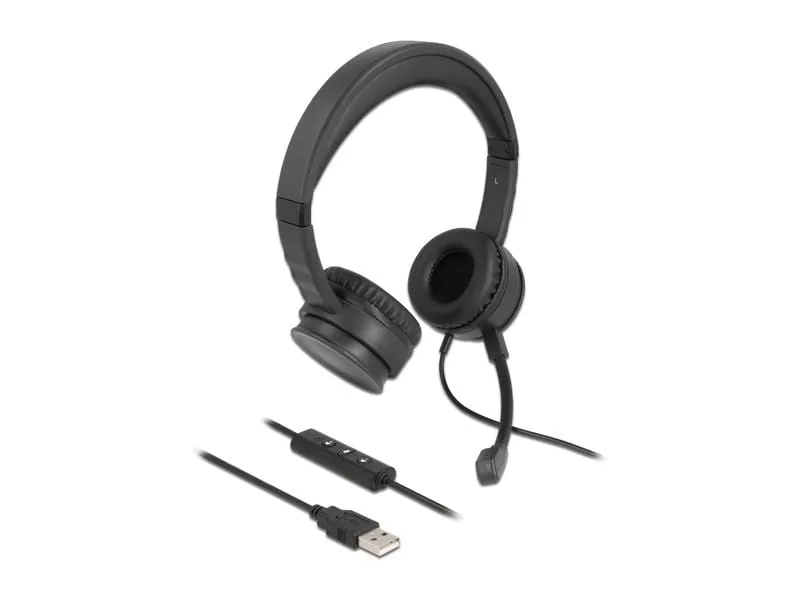 Delock Headset USB Stereo