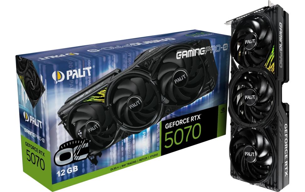 Palit Grafikkarte RTX5070Ti GamingPro-S OC 16 GB