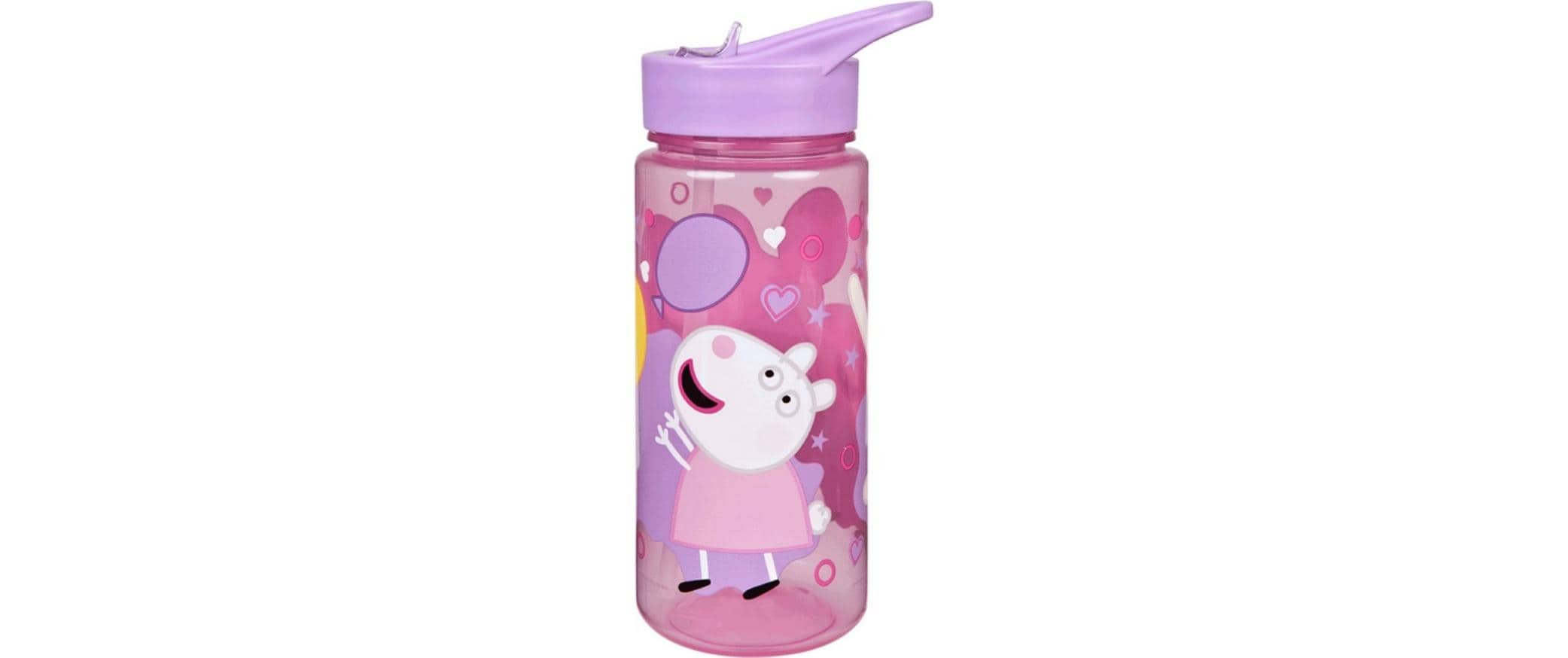Scooli Trinkflasche Peppa Pig 500 ml, Pink/Rosa/Rot