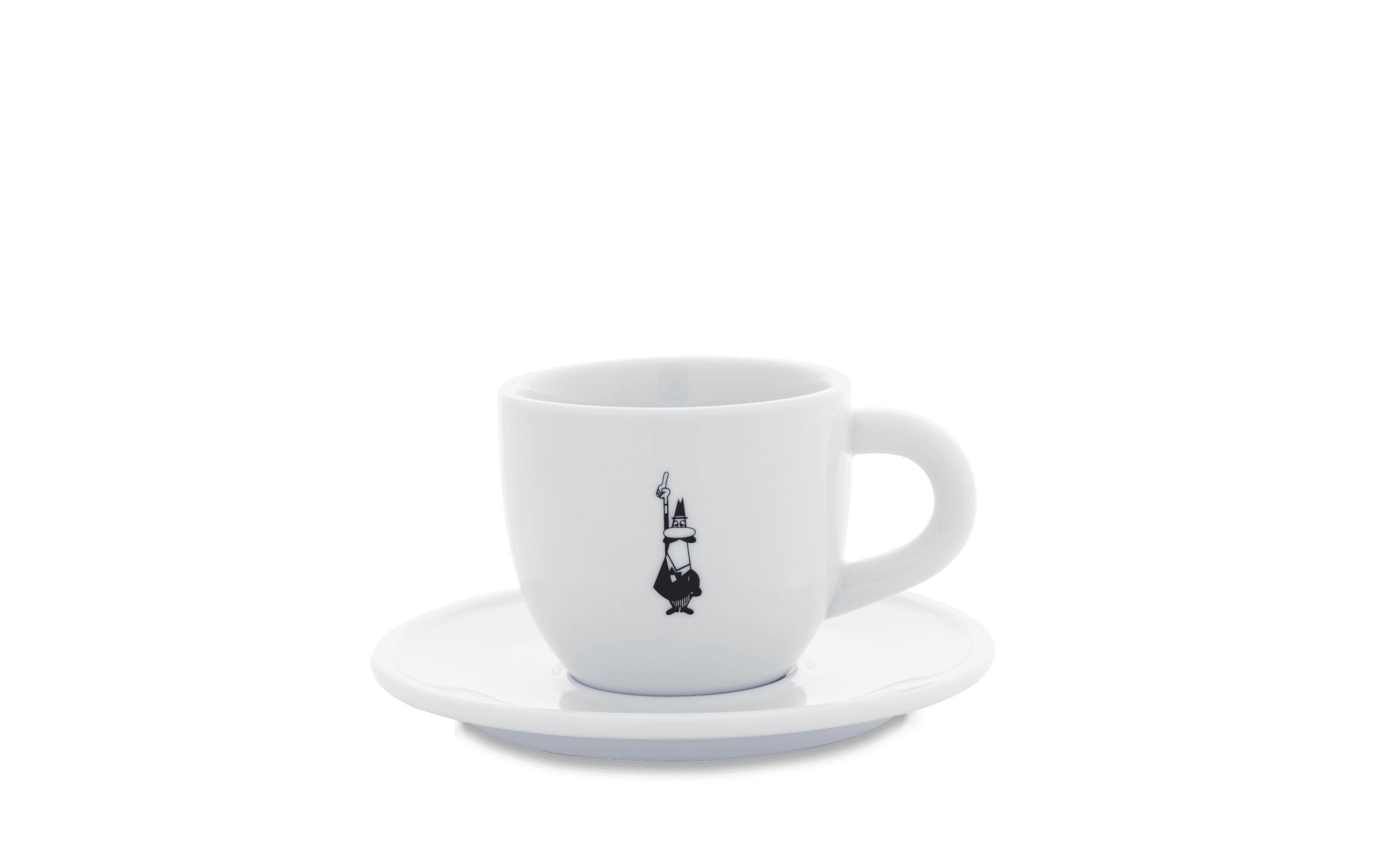 Bialetti Cappuccinotasse 240 ml, 1 Stück, Weiss