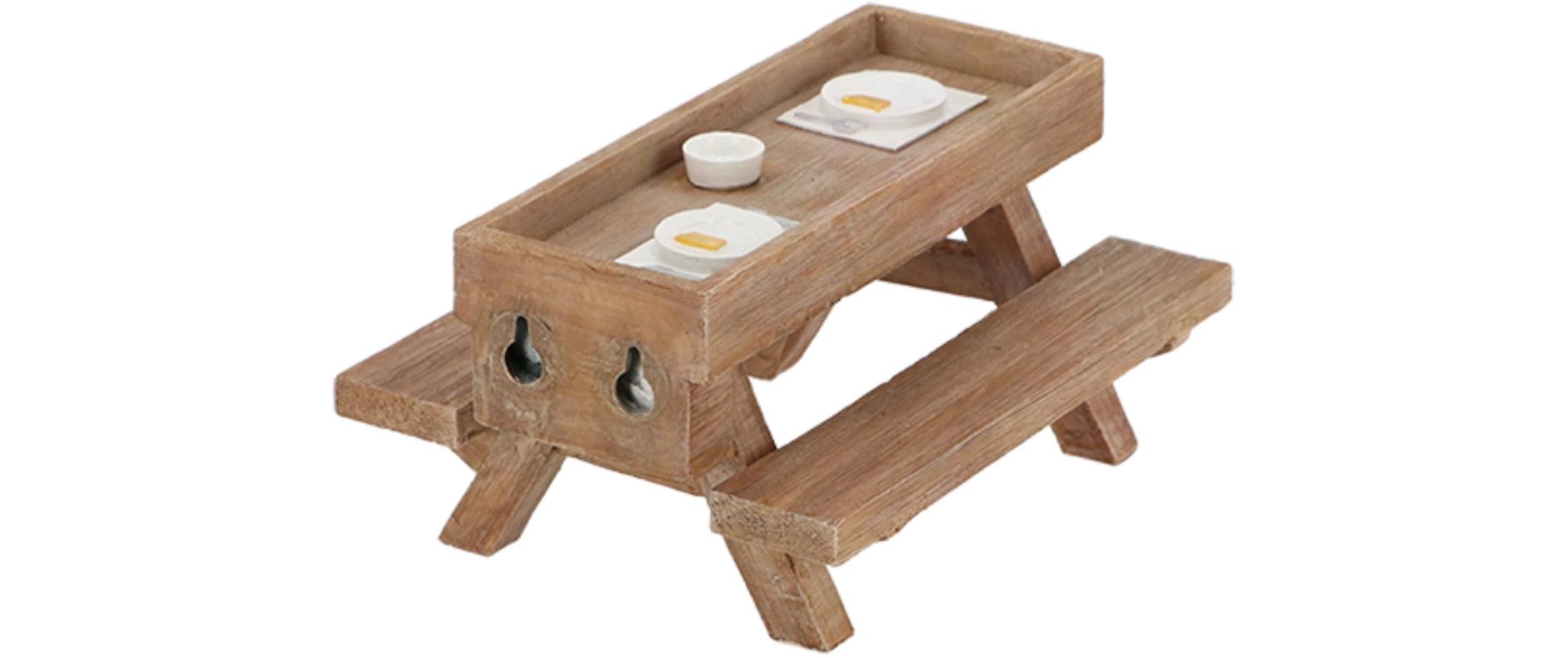 Esschert Design Futterspender Wandpicknicktisch