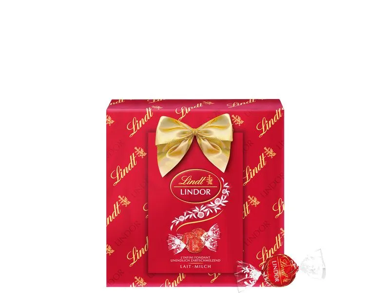 Lindt Lindt LINDOR Milch Geschenkbox Weihnachten 137g 137 g