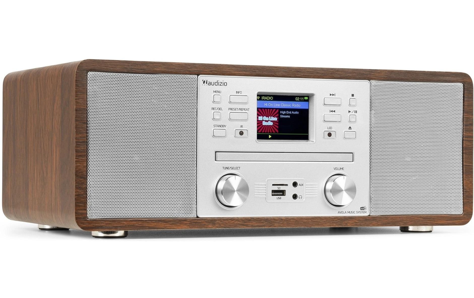 Audizio DAB+ Radio Avola Silber