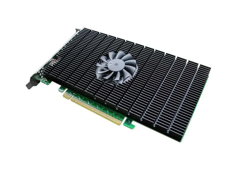 Highpoint RAID-Controller SSD7105 PCI-Ex16v3 - 4x M.2 NVMe, bootfähig Highpoint RAID-Controller SSD7105 PCI-Ex16v3 - 4x M.2 NVMe, bootfähig