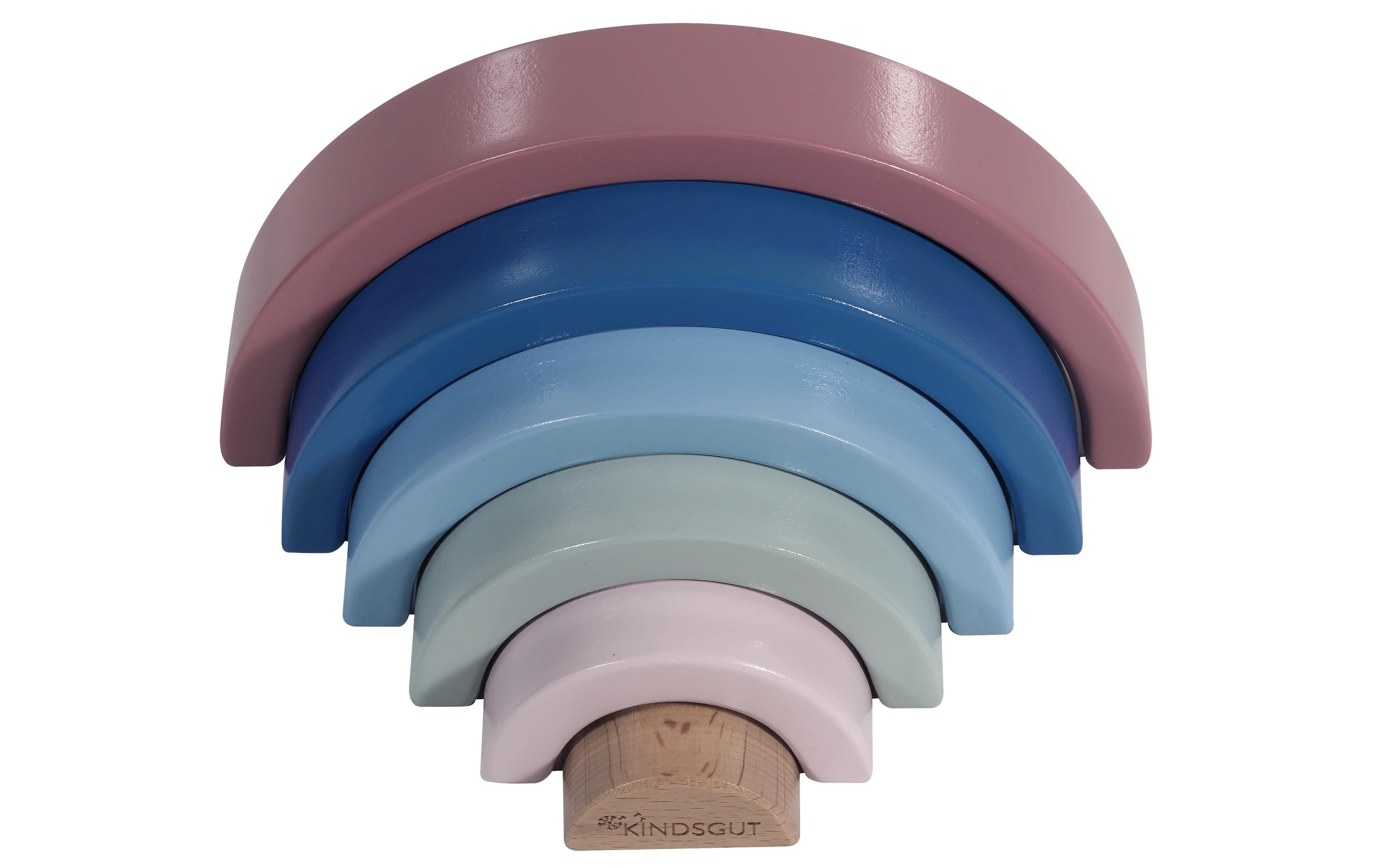 Kindsgut Stapelspielzeug Holz-Regenbogen