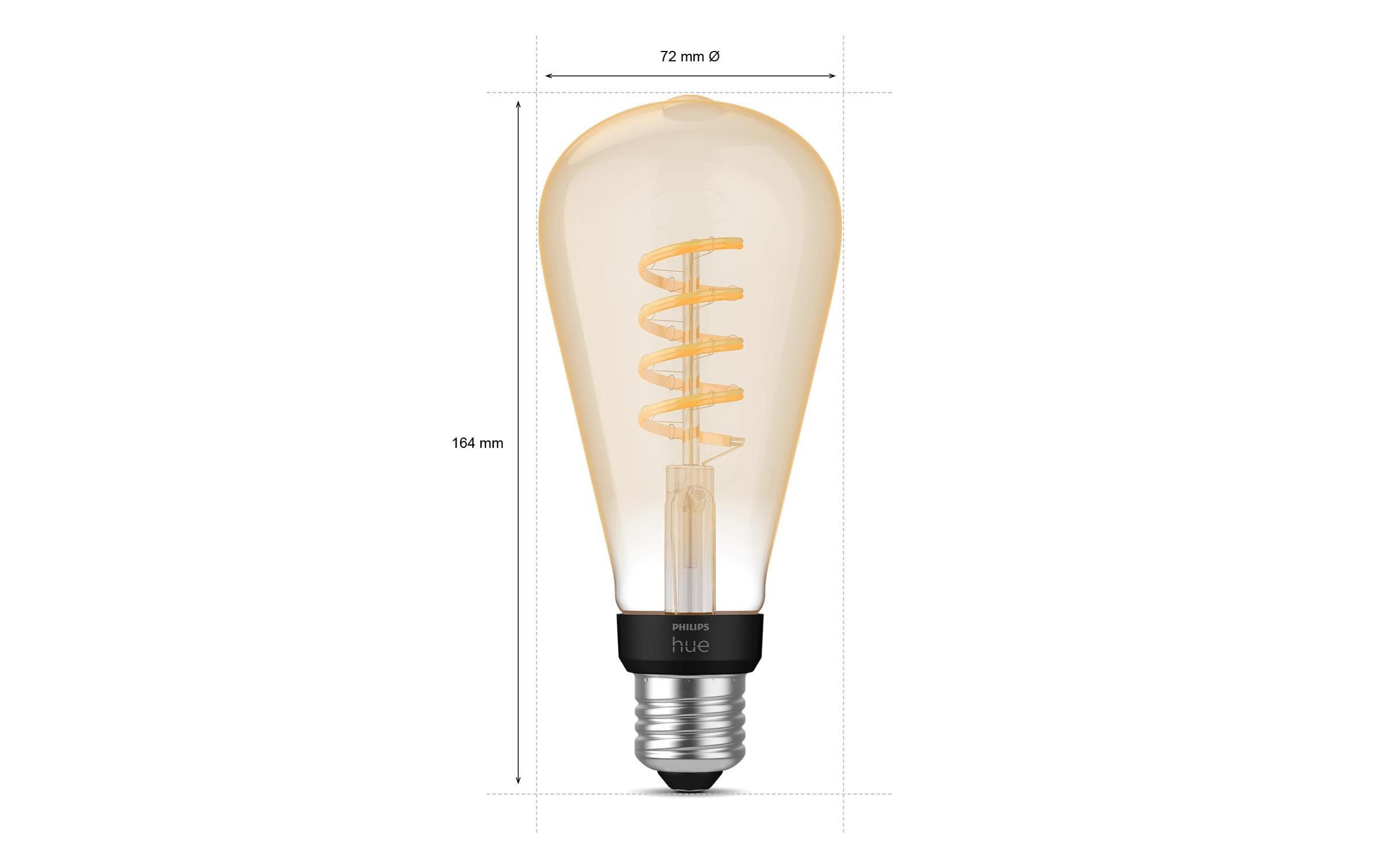 Philips Hue White Ambiance E27 Einzelpack Giant Edison Filament 550 lm