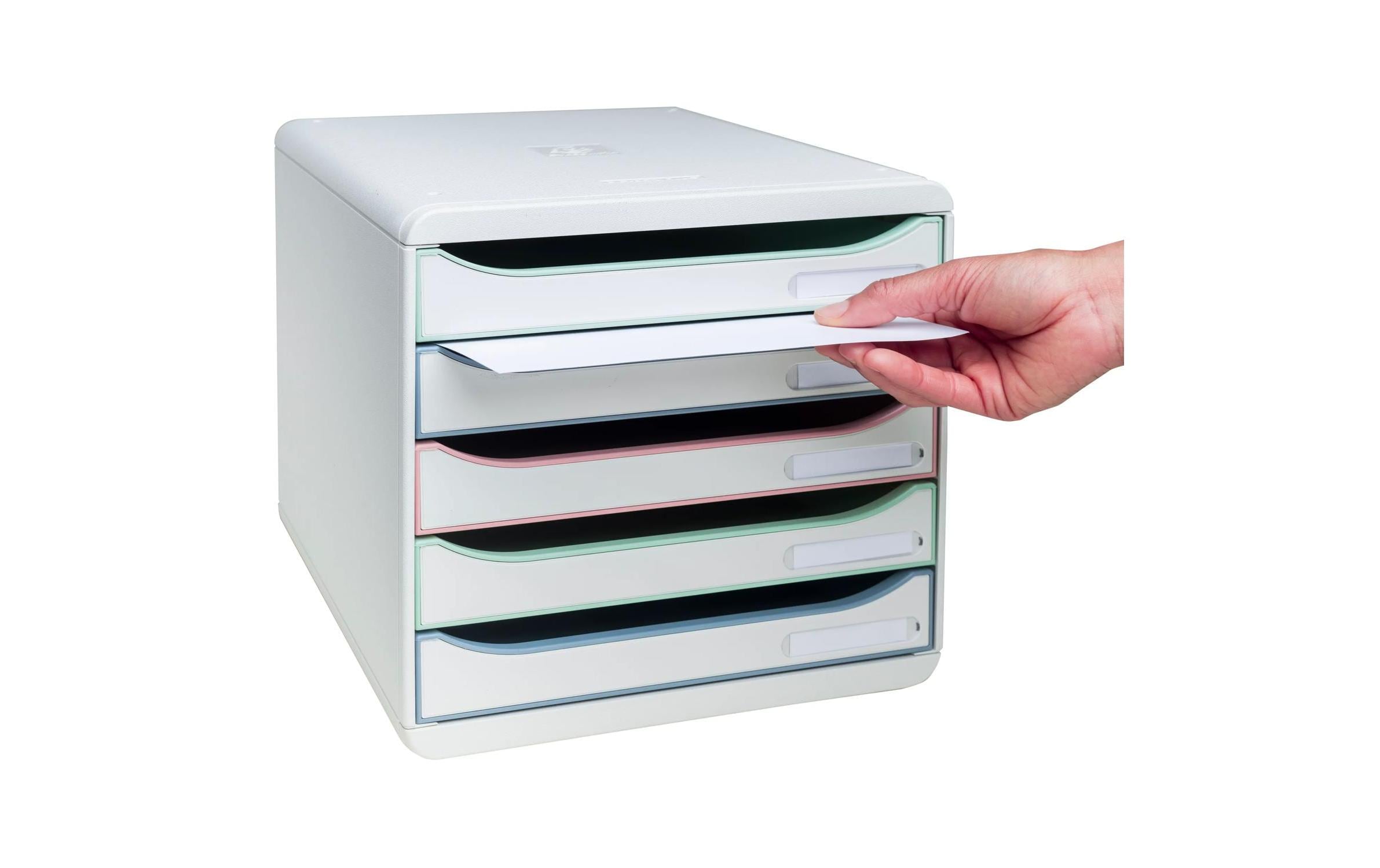 Exacompta Schubladenbox BIG BOX AutentiK, 5 Schubladen