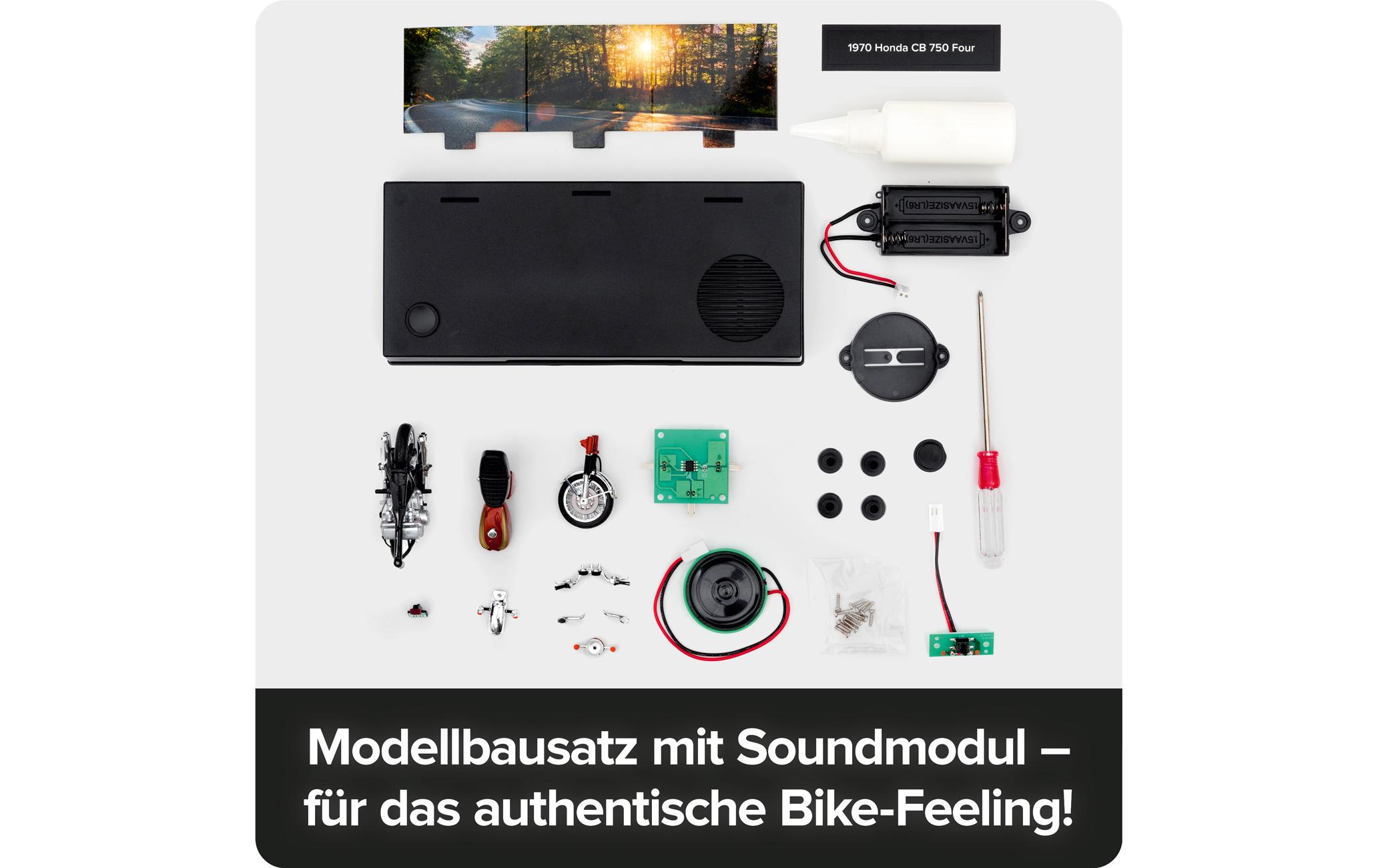 Franzis Bausatz Honda CB 750 Build your Legend 1:24, DE/EN