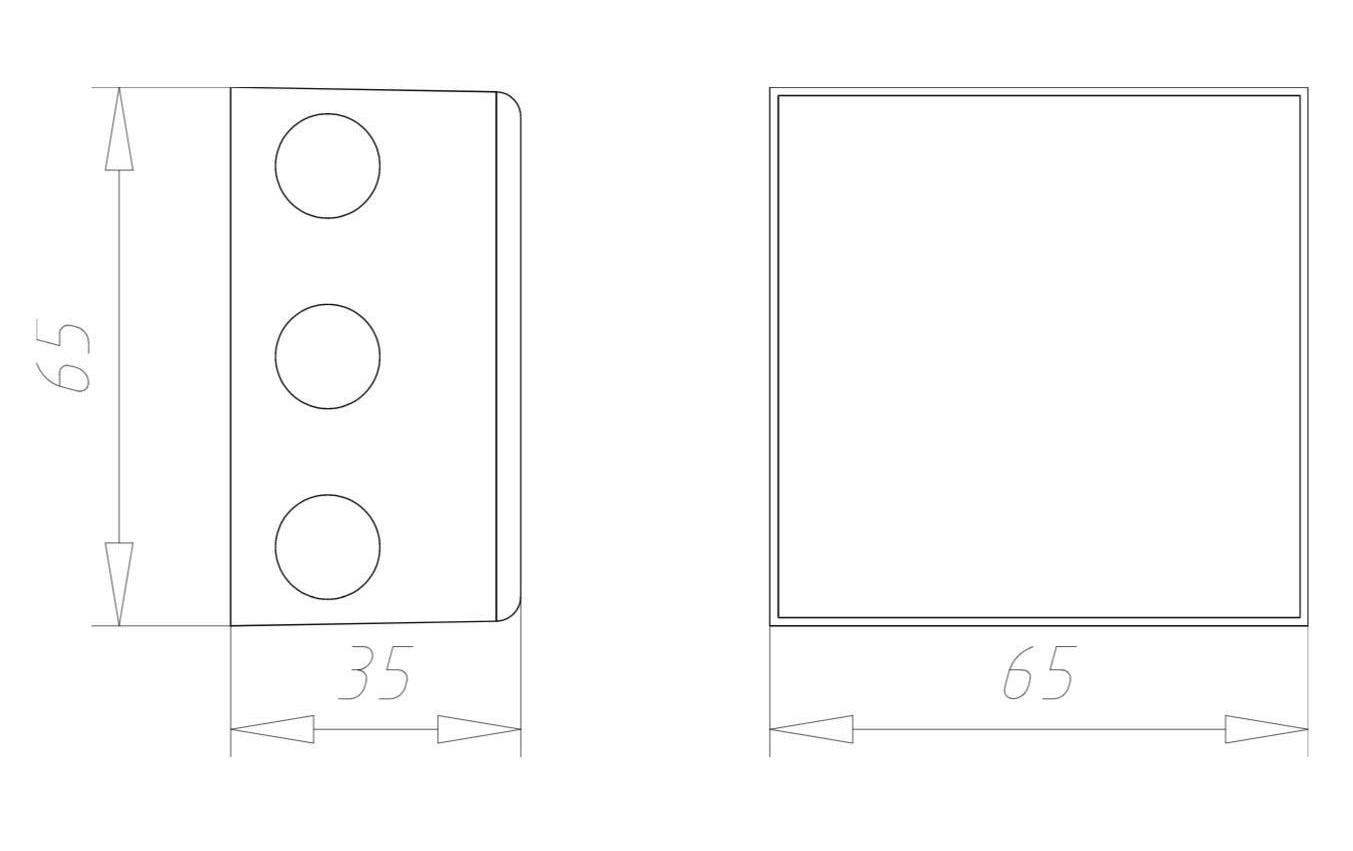 AGRO Abzweigdose AP 65 mm AGRO Abzweigdose AP 65 mm