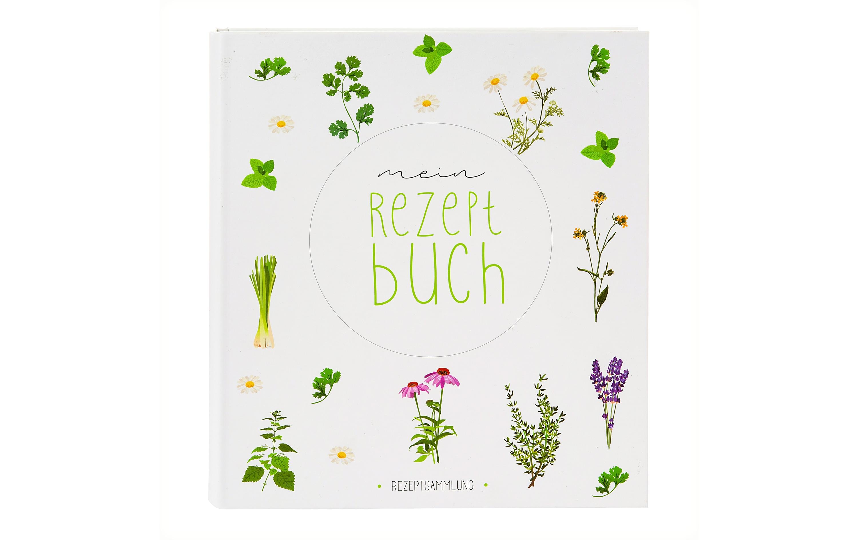 Goldbuch Notizbuch für Rezepte Wildblumen 21 x 22 cm
