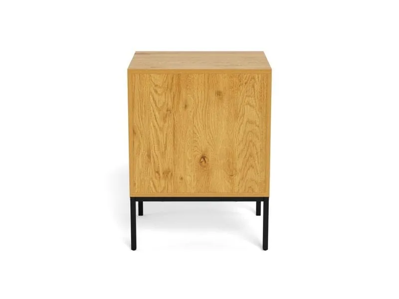 AC Design Nachttisch Palmdale Hellbraun, 45.6 x 40 x 61 cm