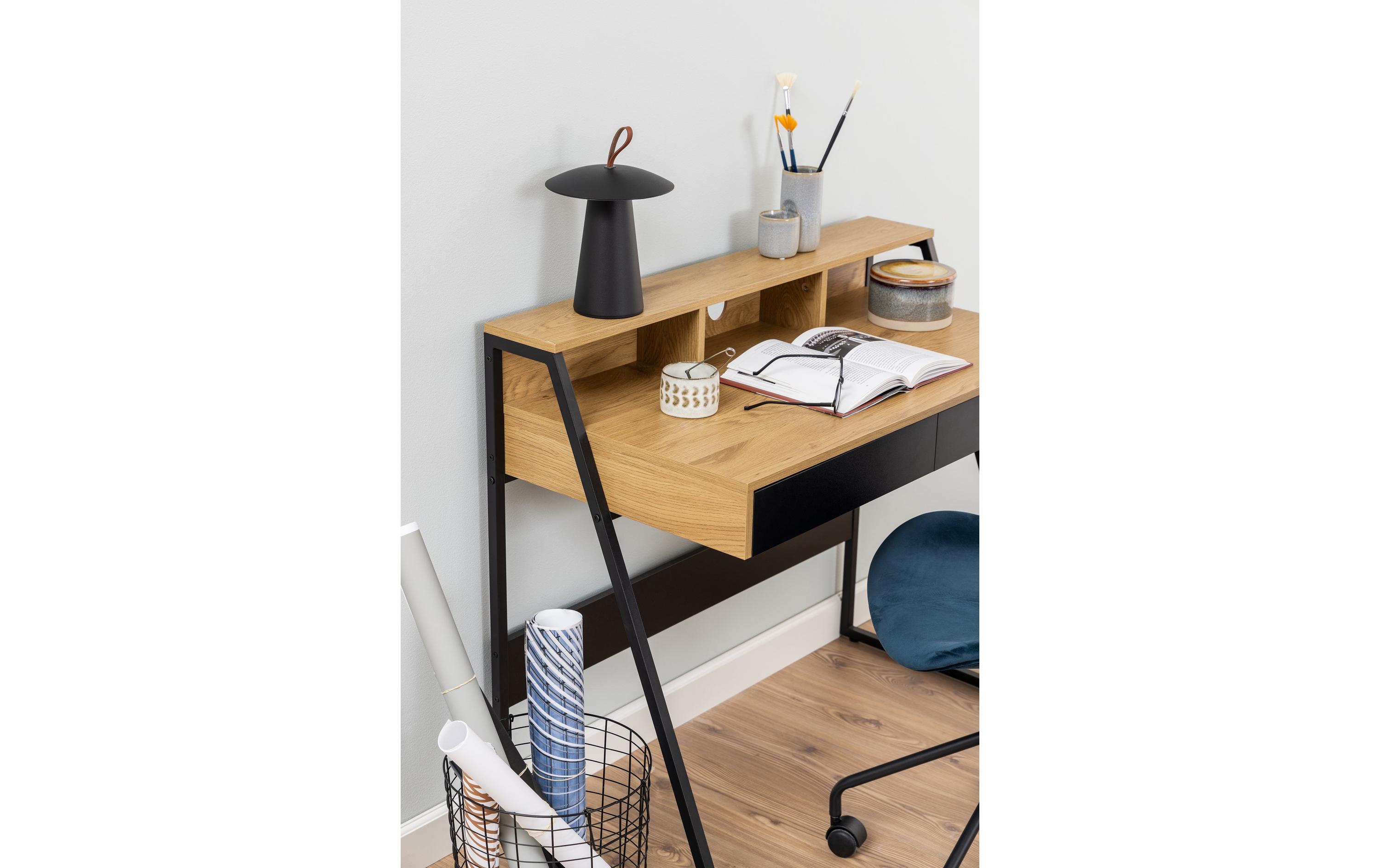 AC Design Tisch Reece, Wildeiche / Schwarz