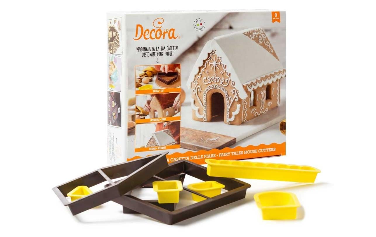 Decora Guetzli-Ausstecher Lebkuchenhaus 8-teilig