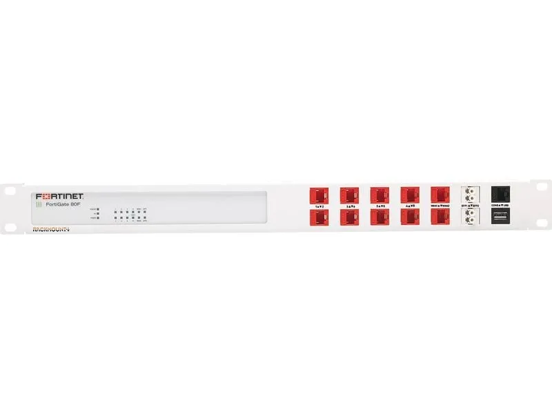 Rackmount IT Rackmount Kit RM-FR-T15 für FortiGate 80F / 81F Rackmount IT Rackmount Kit RM-FR-T15 für FortiGate 80F / 81F