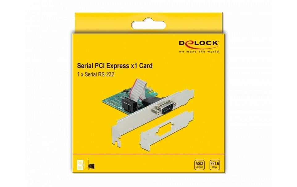 Delock PCI-Express-Karte 90006 1x Seriell / RS-232