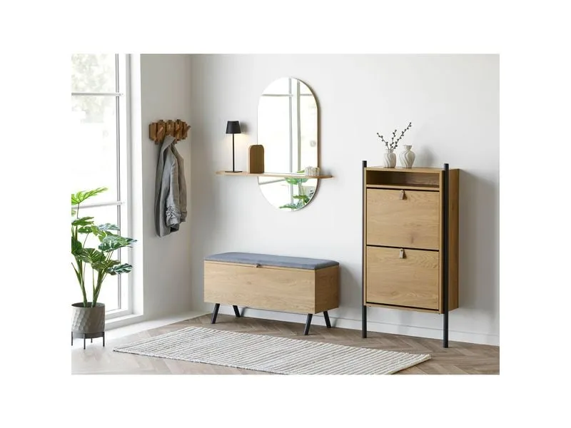 House Nordic Spiegel Barco mit Ablage 15 x 92 x 94.5 cm House Nordic Spiegel Barco mit Ablage 15 x 92 x 94.5 cm