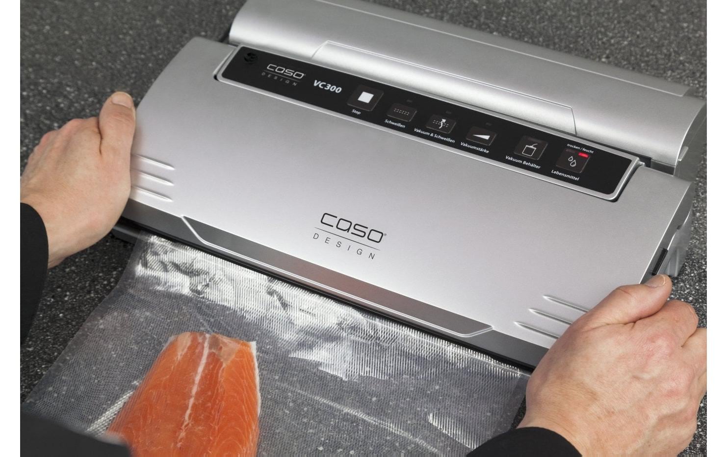 Caso Vakuumiergerät VC 300 Pro Silber Caso Vakuumiergerät VC 300 Pro Silber