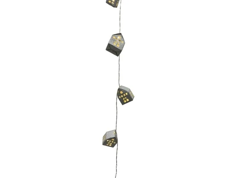 Dameco LED Lichterkette mit Häuschen, 135 cm Dameco LED Lichterkette mit Häuschen, 135 cm