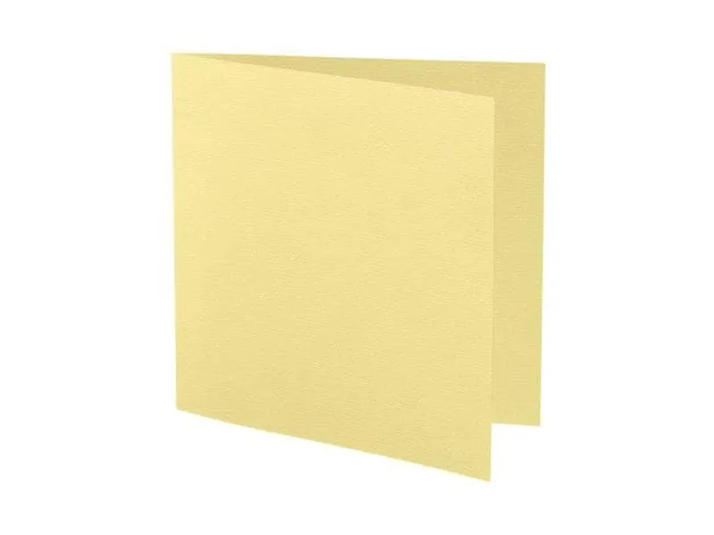 Artoz Blankokarte 1001, 15.5 x 15.5 cm, 5 Blatt, Chamois