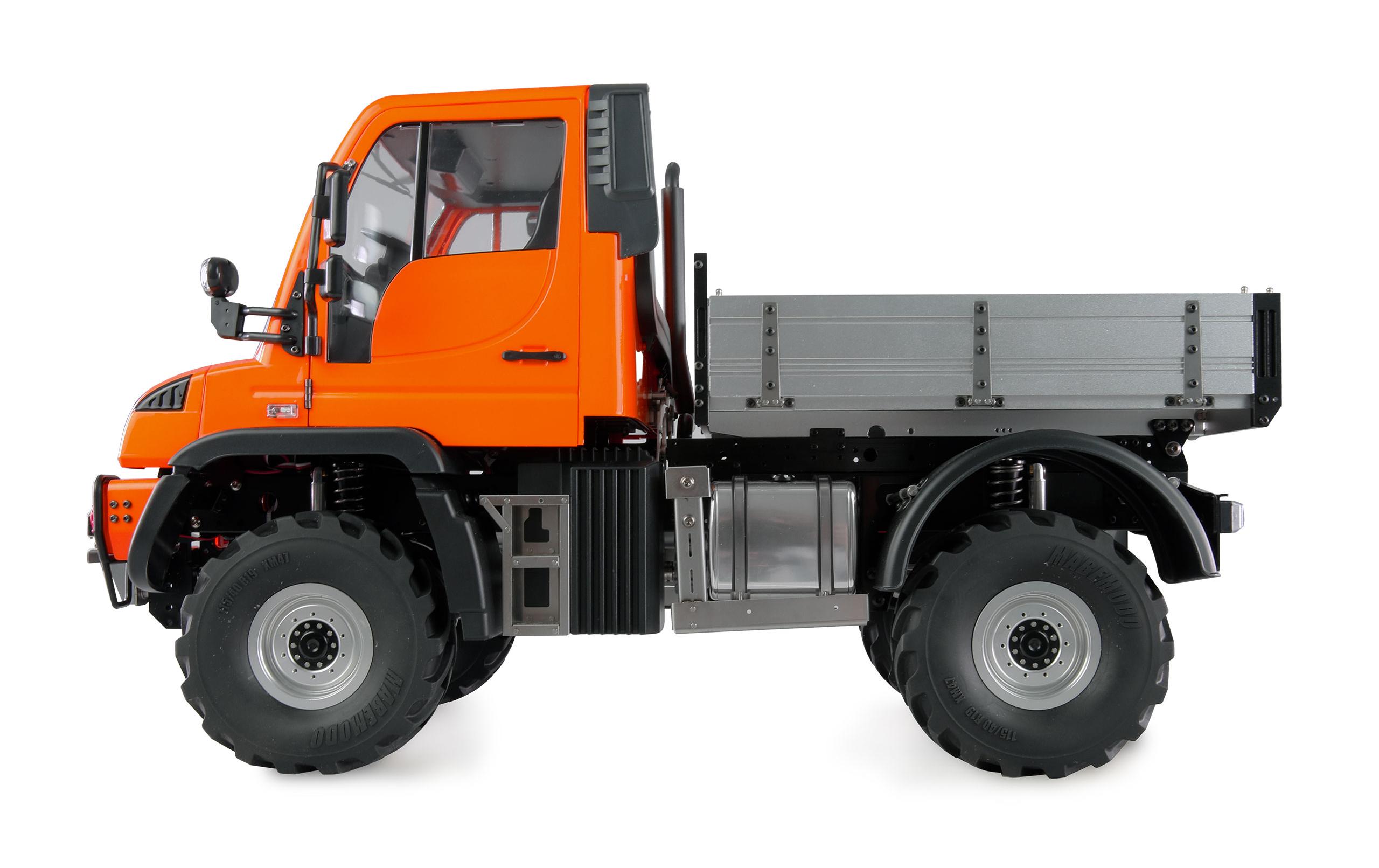 Amewi Mercedes-Benz Unimog Geräteträger 4WD Orange 1:10, ARTR