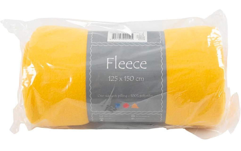 Creativ Company Fleece 150 cm x 125 cm, Gelb Creativ Company Fleece 150 cm x 125 cm, Gelb