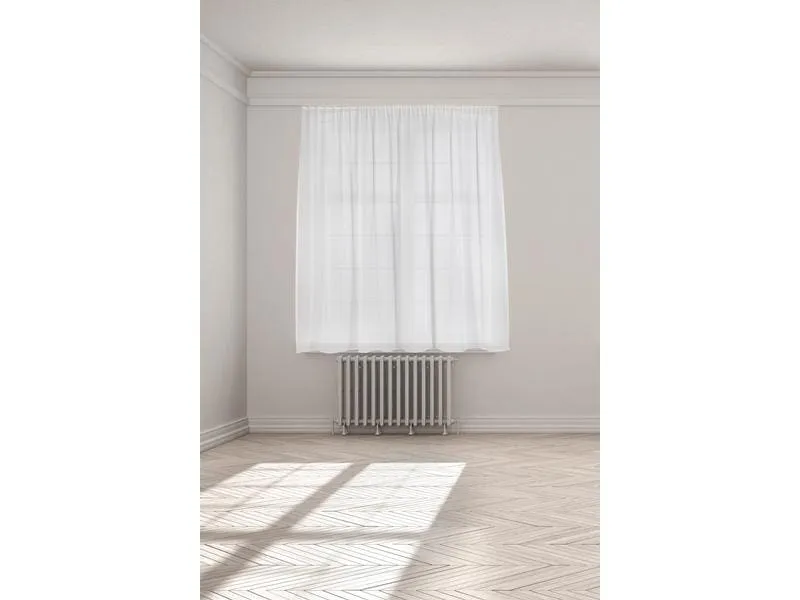 Casa Leon Tagvorhang mit Faltenband Wiola, 140 cm x 175 cm, Weiss Casa Leon Tagvorhang mit Faltenband Wiola, 140 cm x 175 cm, Weiss