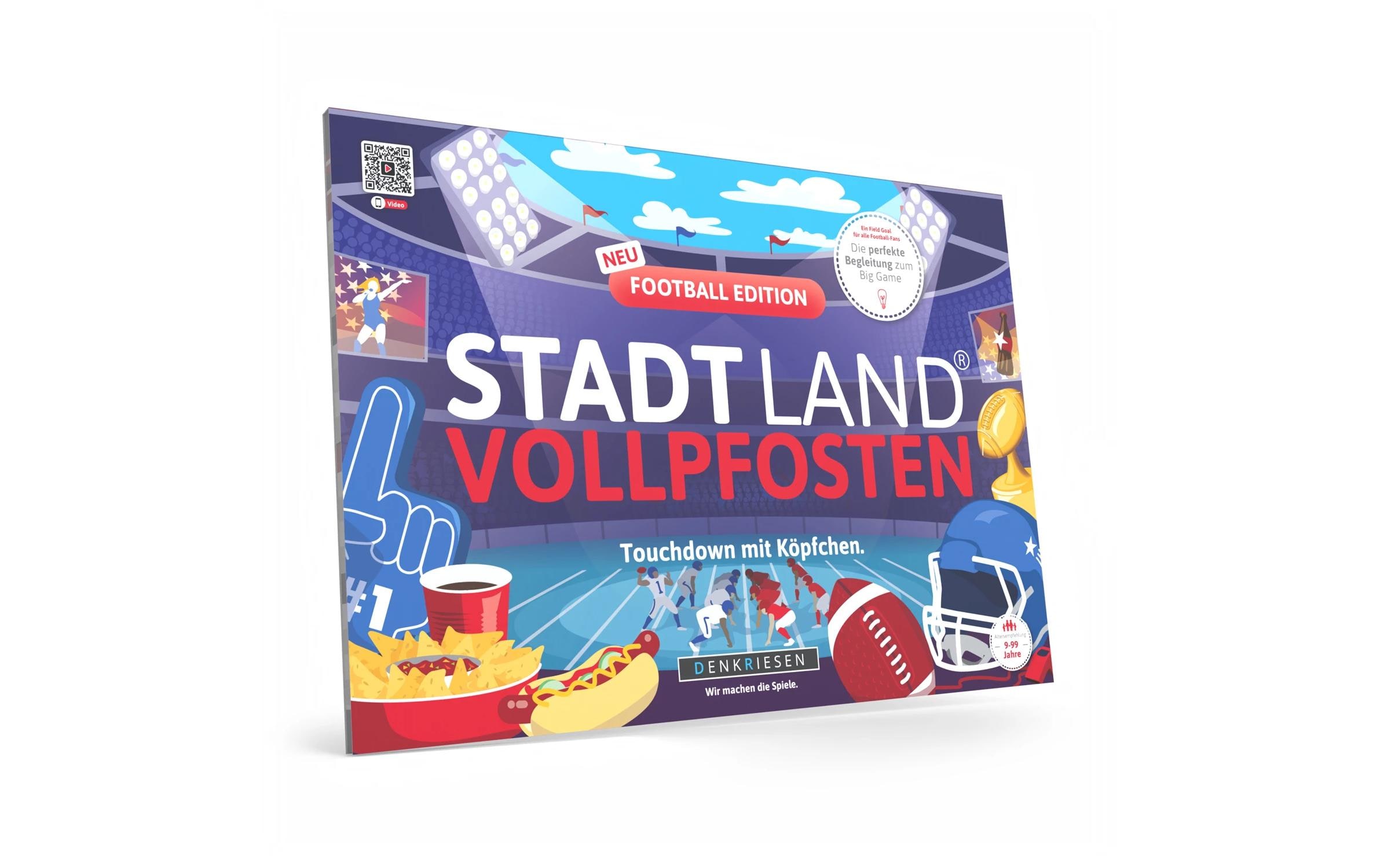 Denkriesen Familienspiel Stadt Land Vollpfosten Football Edition -DE-