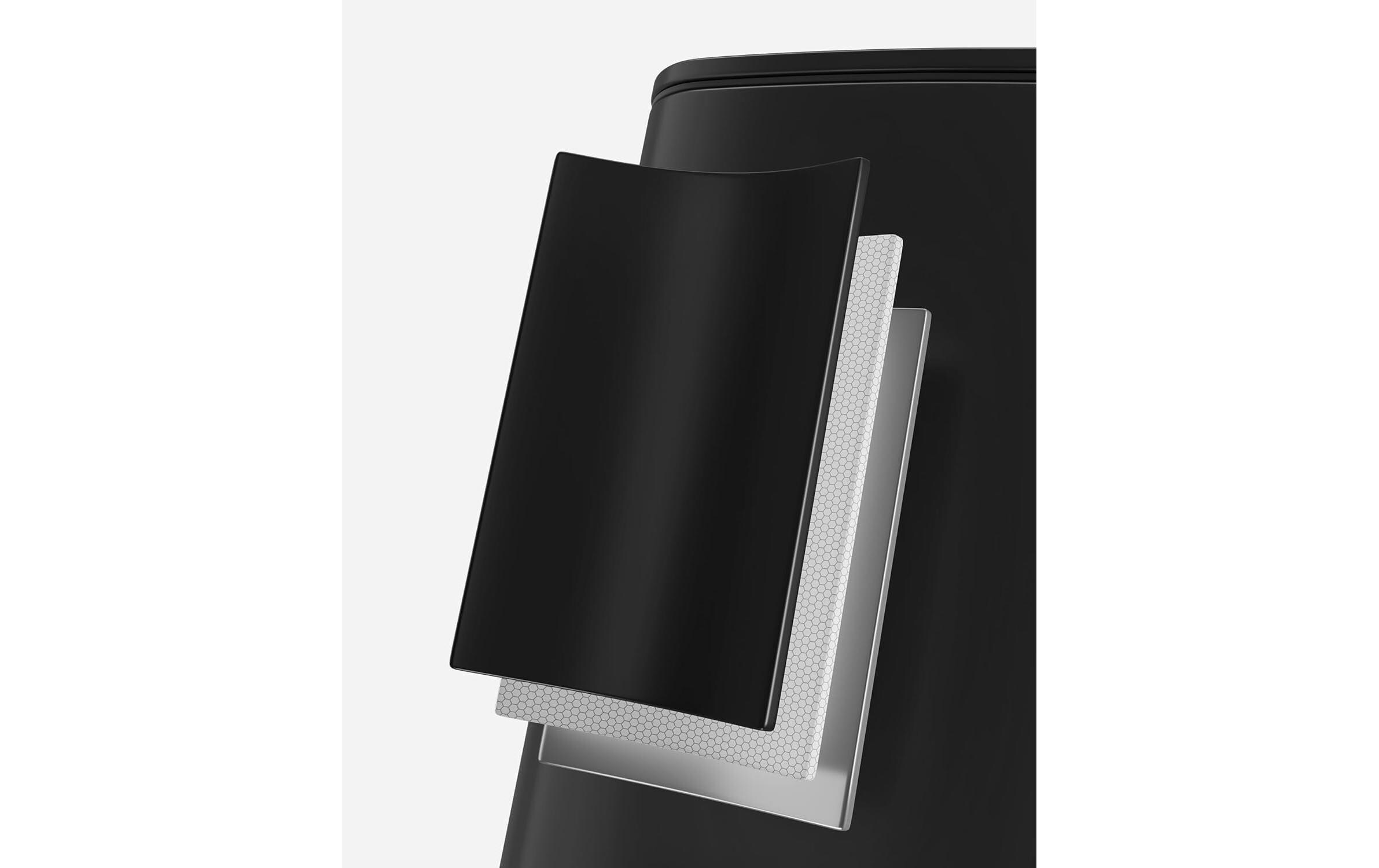 Songmics Abfalleimer 20 l, Schwarz