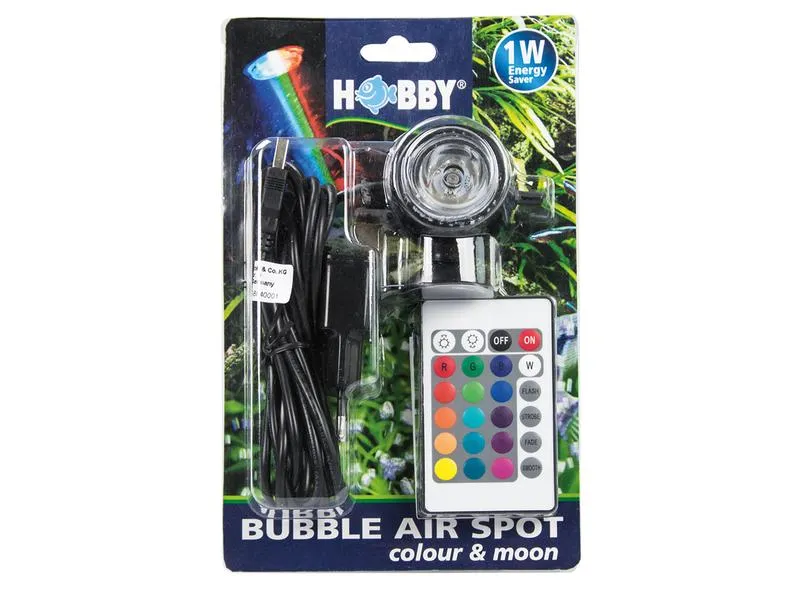 Hobby Aquaristik Aquarienleuchte Bubble Air Spot, Colour & Moon Hobby Aquaristik Aquarienleuchte Bubble Air Spot, Colour & Moon