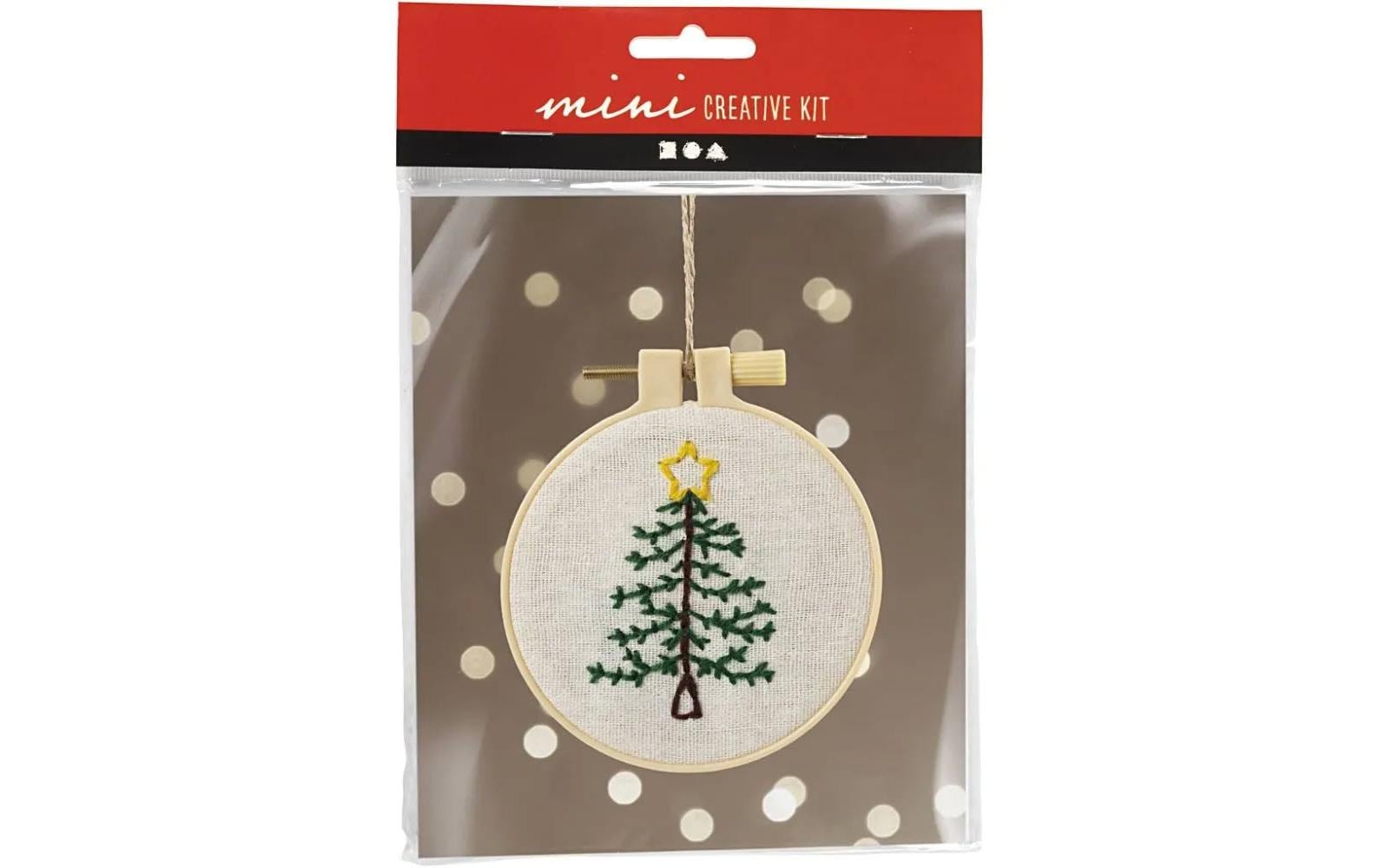 Creativ Company Bastelset Sticken Weihnachtsbaum
