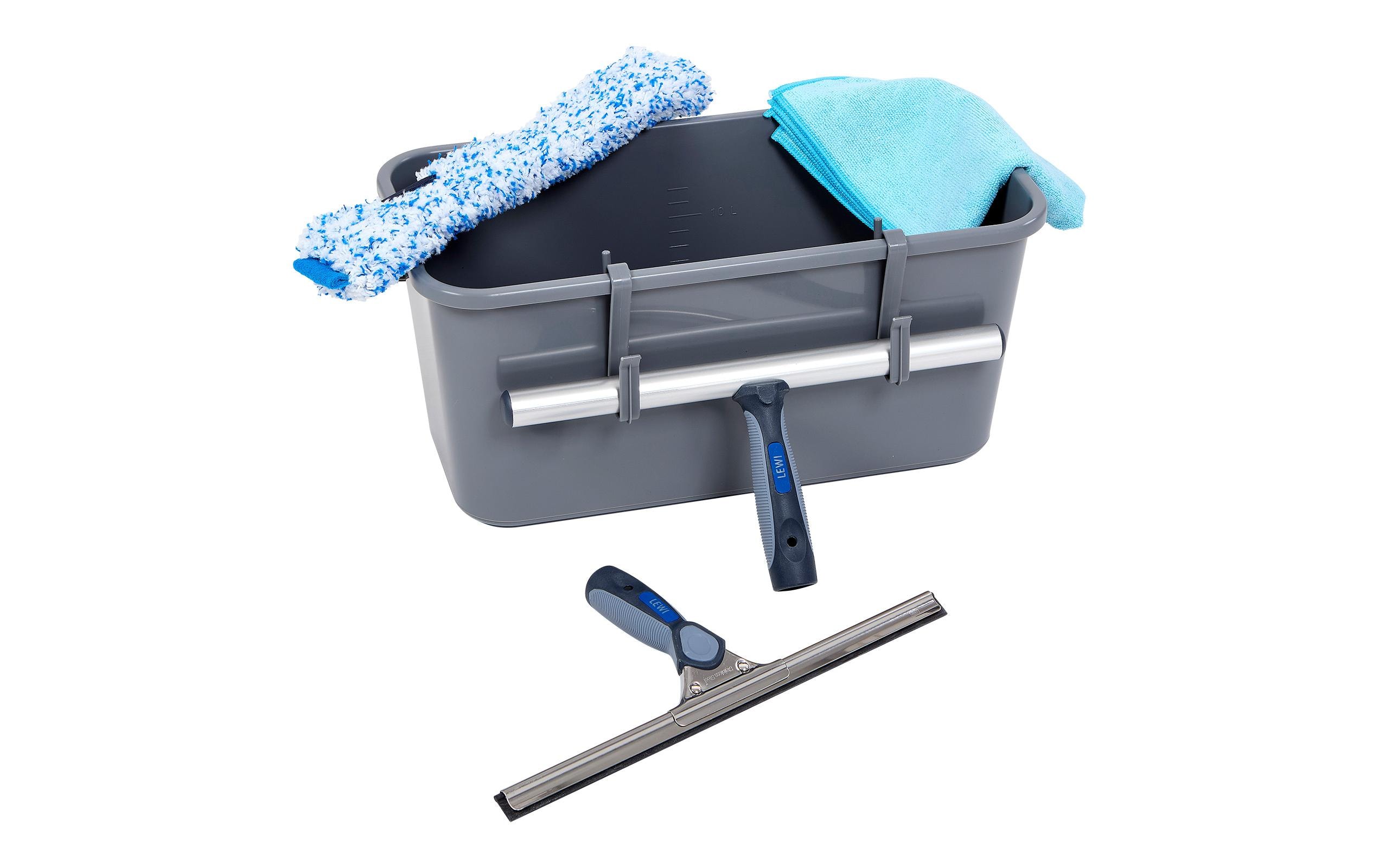 Edi Baur LEWI Fensterreinigungsset 4 in 1 Mehrfarbig
