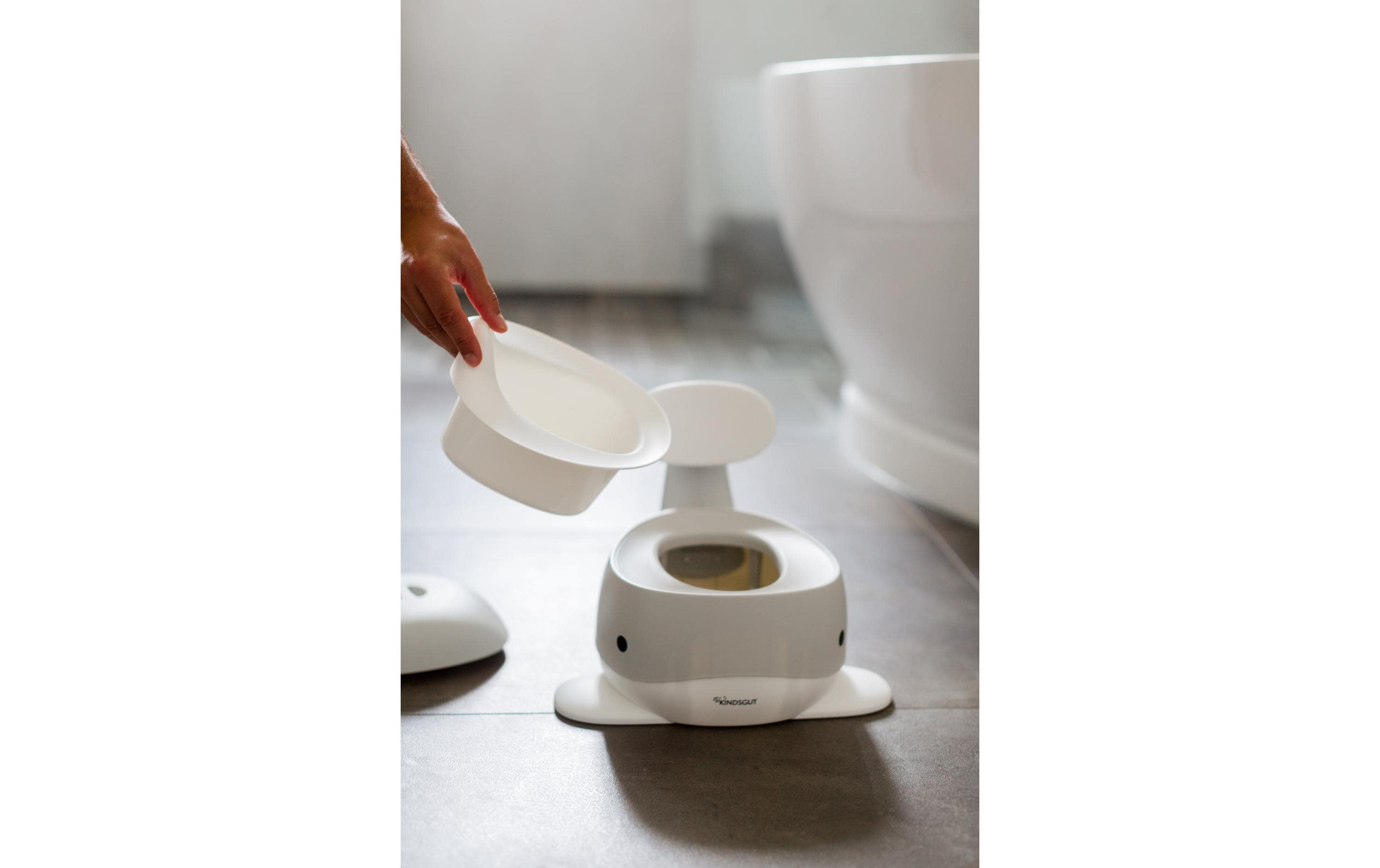 Kindsgut Töpfchen Potty Hellgrau