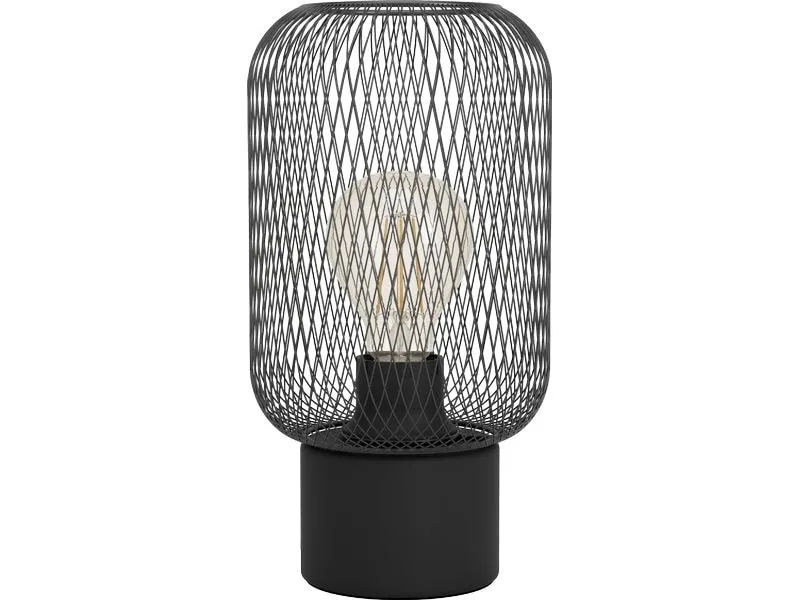 EGLO Leuchten Tischleuchte WRINGTON schwarz exkl. E27 1x60W