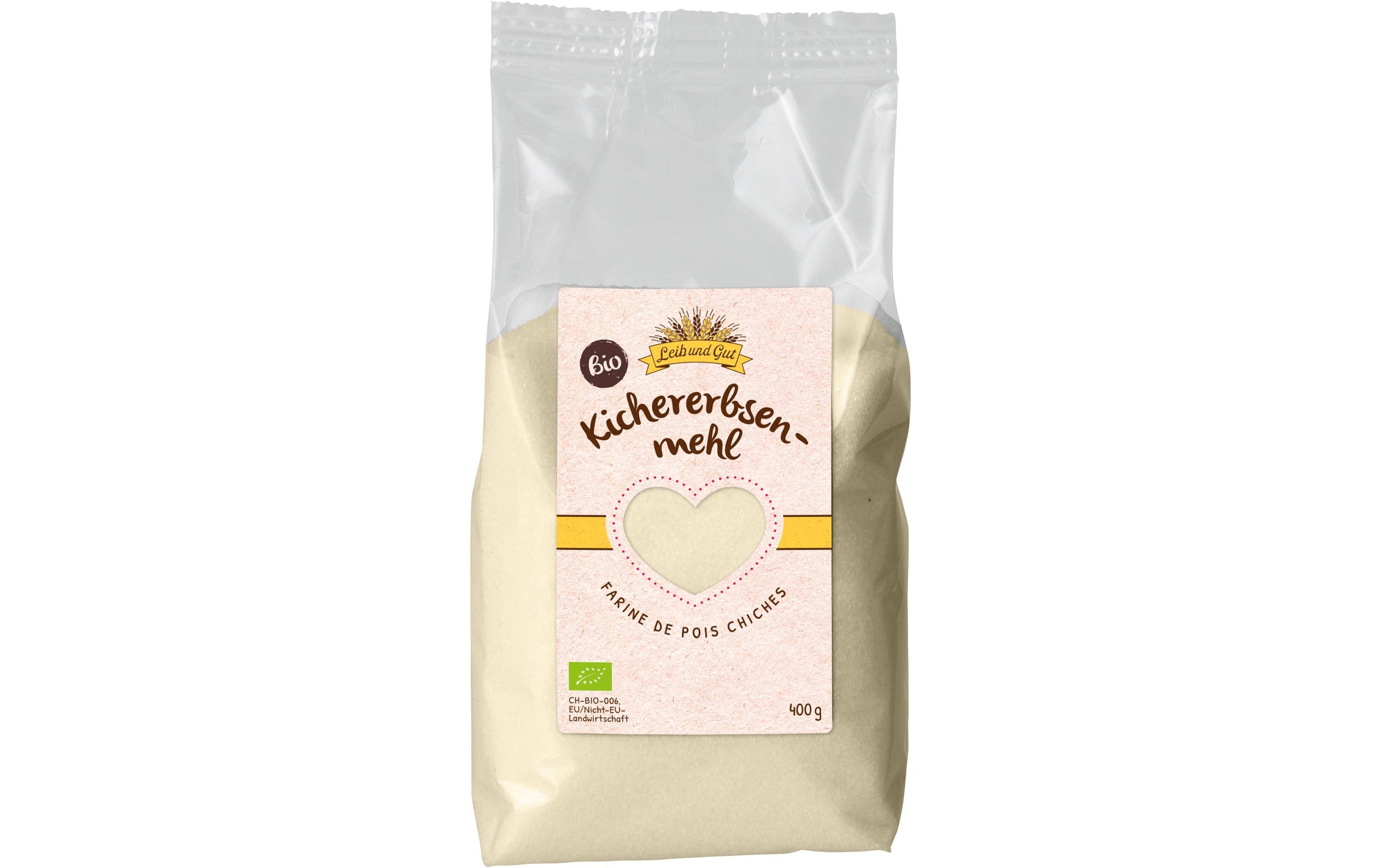 Leib und Gut Bio Kichererbsenmehl 400 g Leib und Gut Bio Kichererbsenmehl 400 g