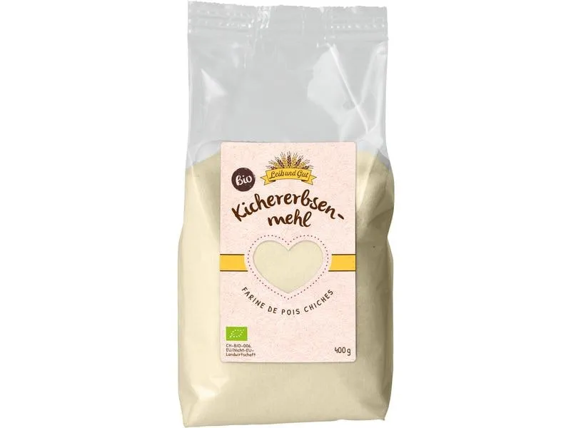 Leib und Gut Bio Kichererbsenmehl 400 g Leib und Gut Bio Kichererbsenmehl 400 g