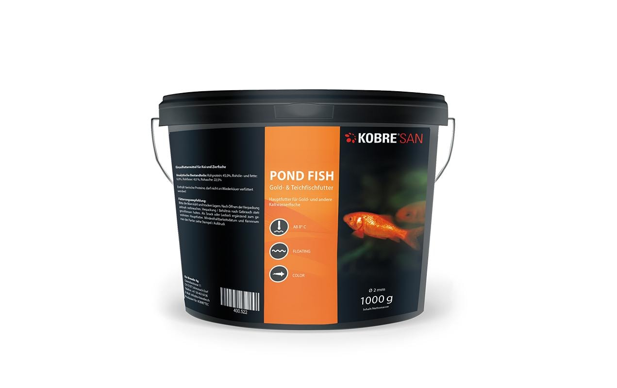 Kobre®San Fischfutter Pond Fish, 2 mm, 1 kg