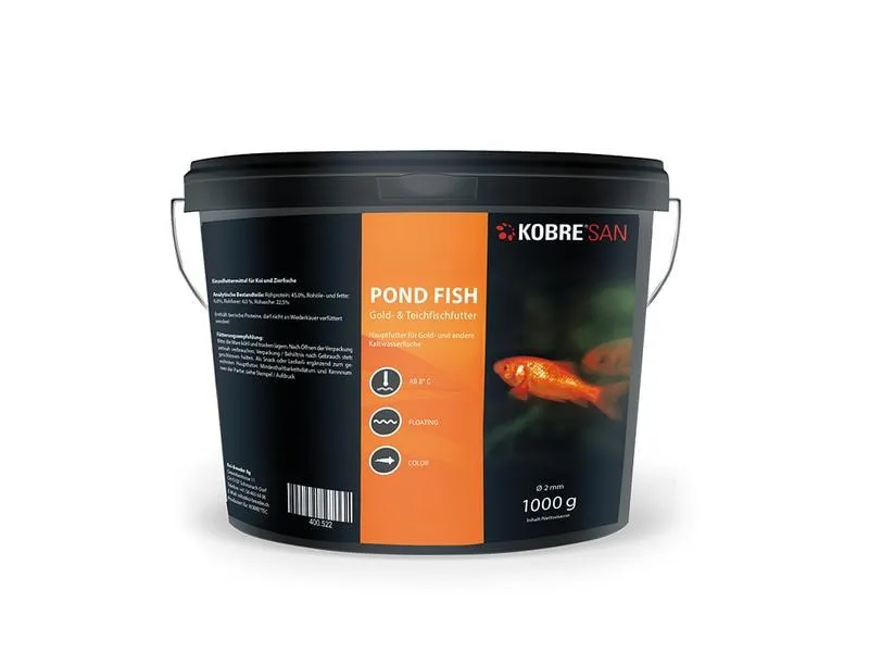 Kobre®San Fischfutter Pond Fish, 2 mm, 1 kg Kobre®San Fischfutter Pond Fish, 2 mm, 1 kg