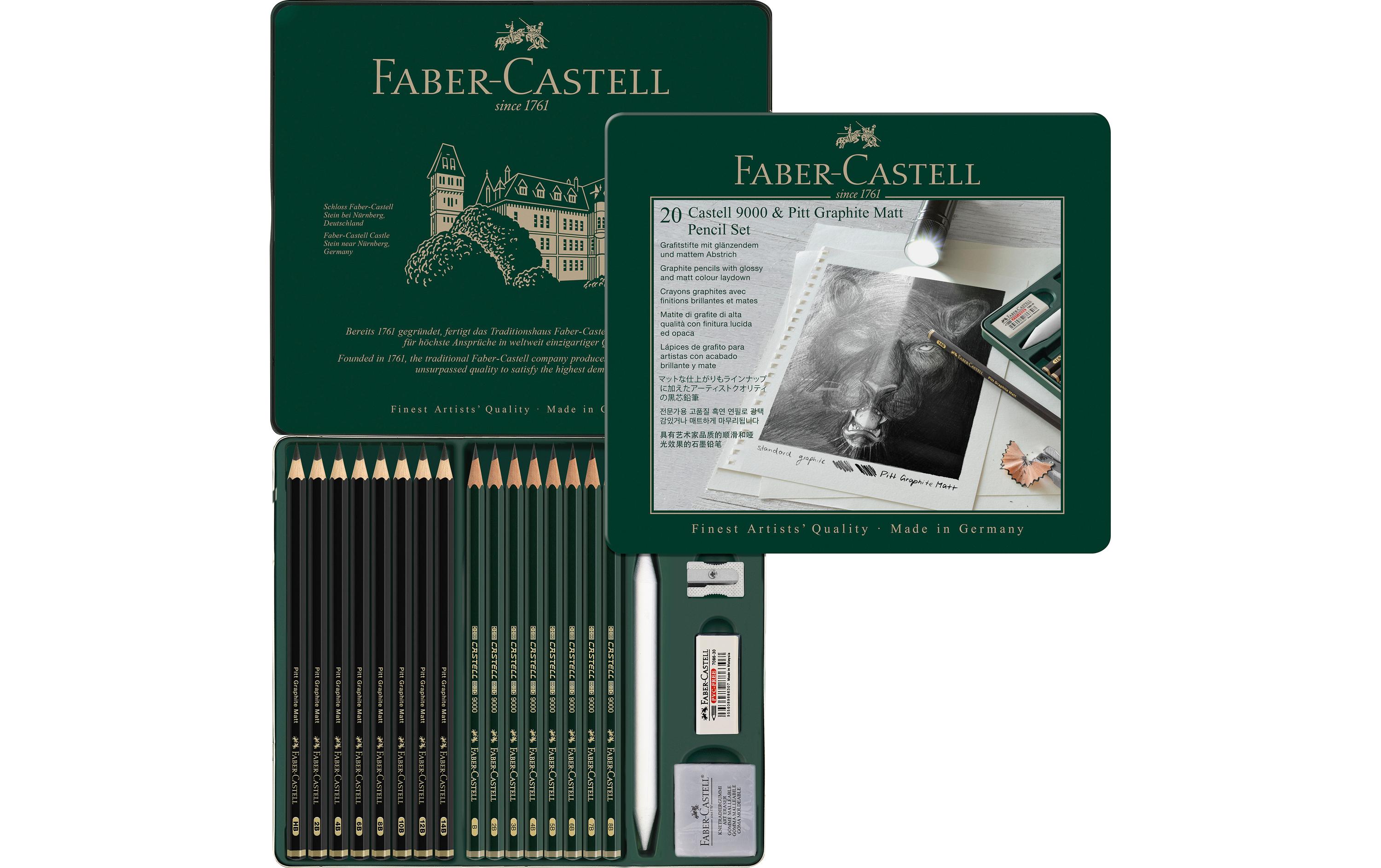 Faber-Castell Graphitstift Pitt 20er Metalletui
