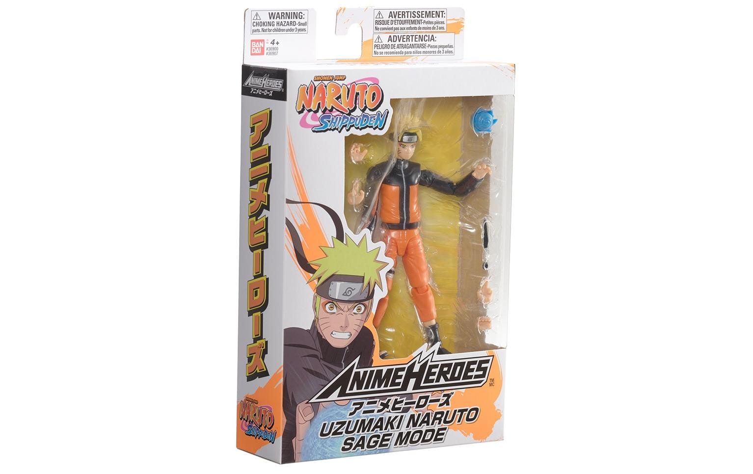 BANDAI Naruto Shippuden Anime Heroes – Uzumaki Naruto