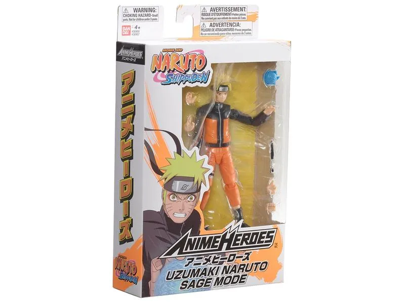 BANDAI Naruto Shippuden Anime Heroes – Uzumaki Naruto