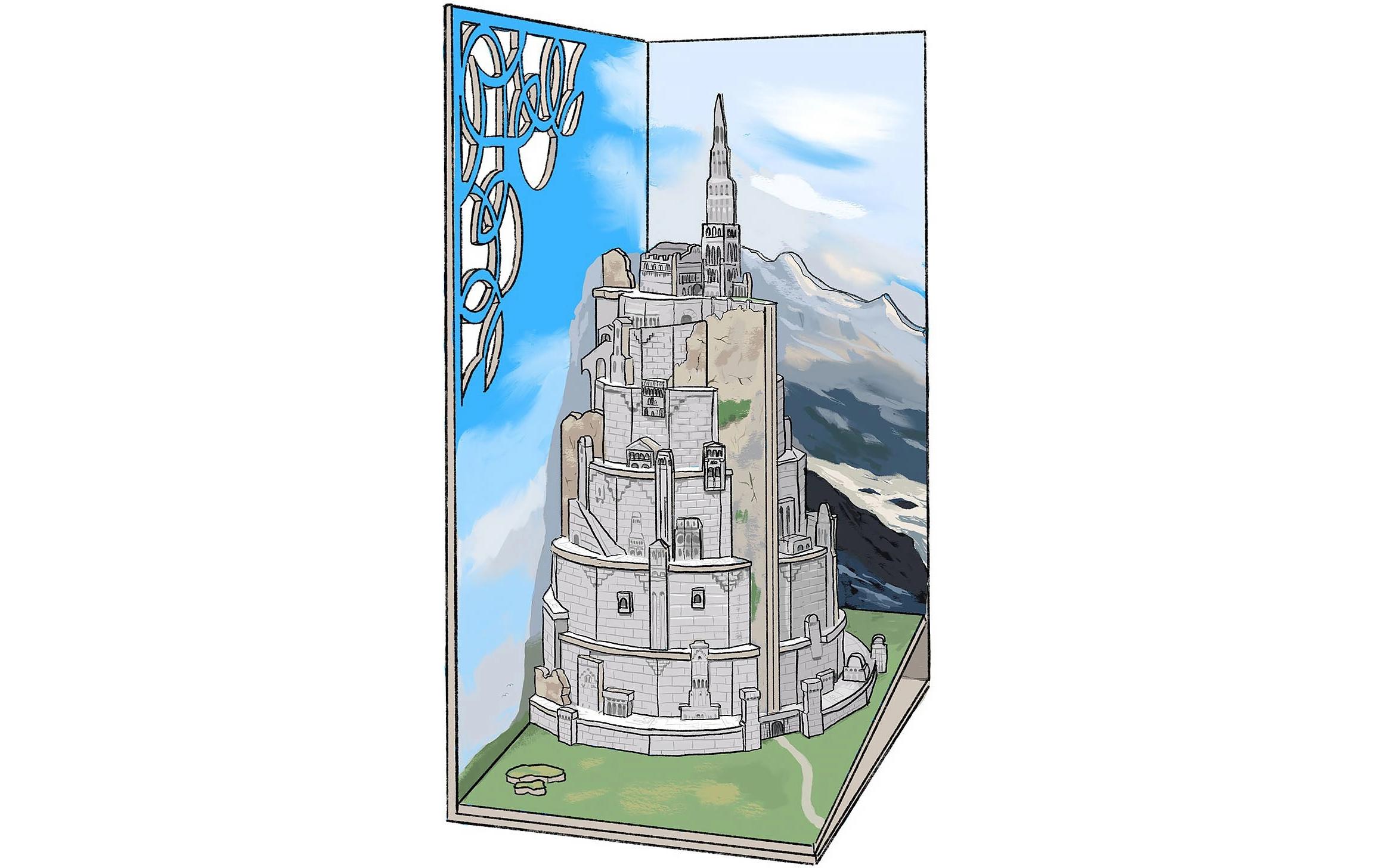 Revell Bausatz Lord o.t. Rings Minas Tirith