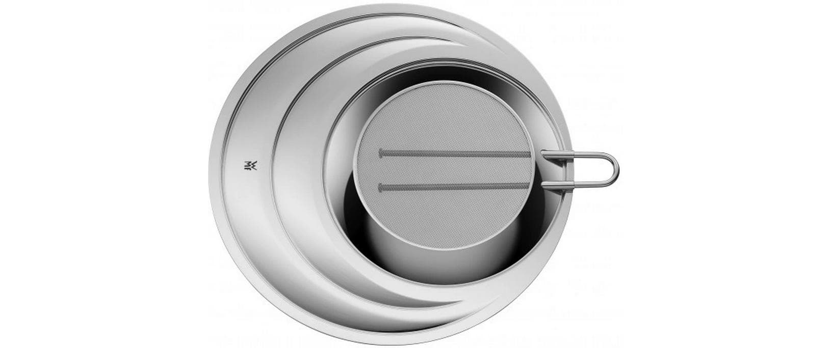 WMF Spritzschutzdeckel 20 cm/24 cm/28 cm, Silber