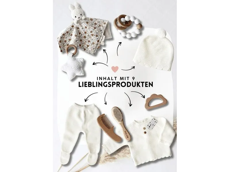 Oykami Geschenkset Babybox Siena Weiss Blumen Oykami Geschenkset Babybox Siena Weiss Blumen