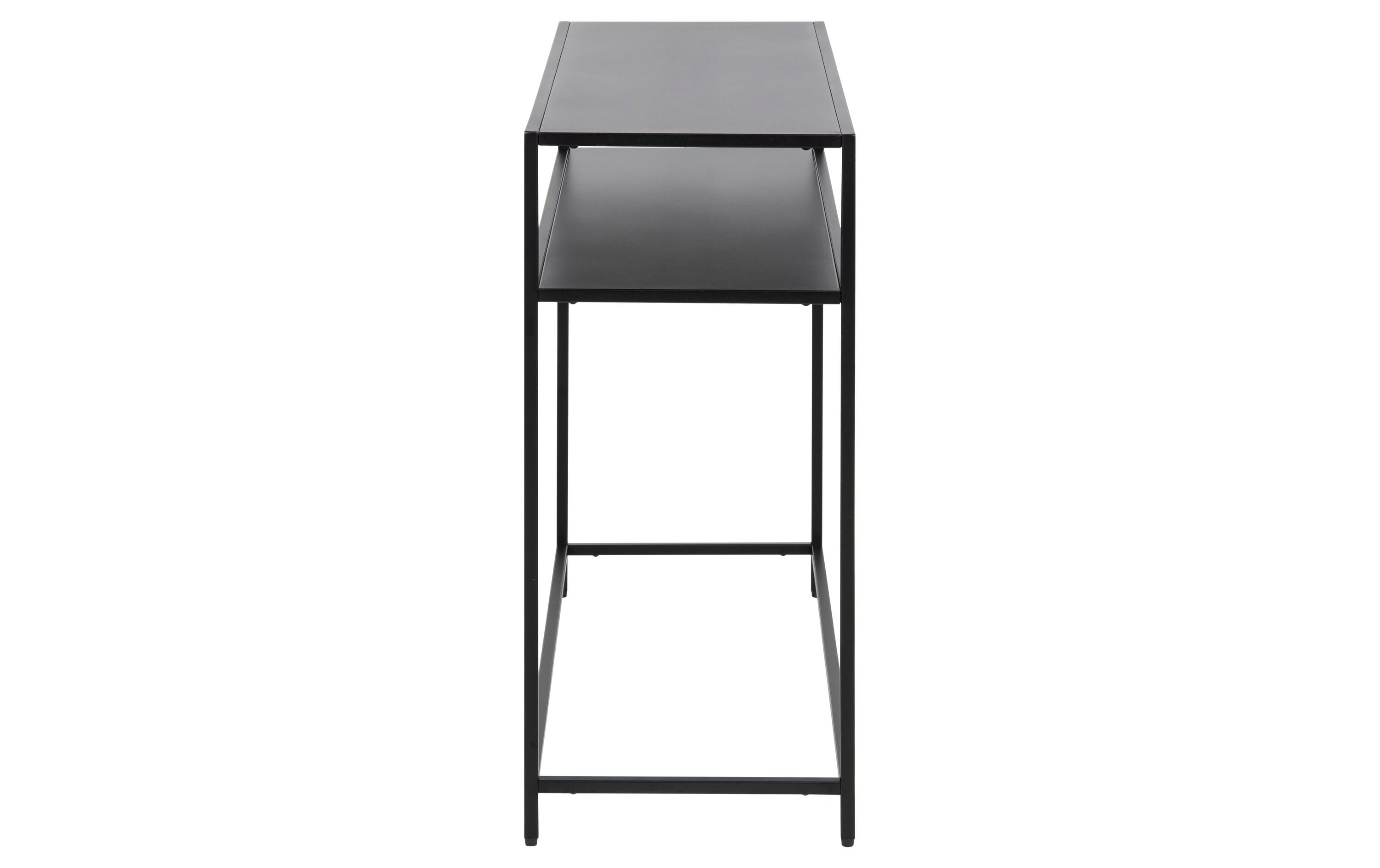 AC Design Konsolentisch Newcastle 100 x 35 x 79 cm, Schwarz