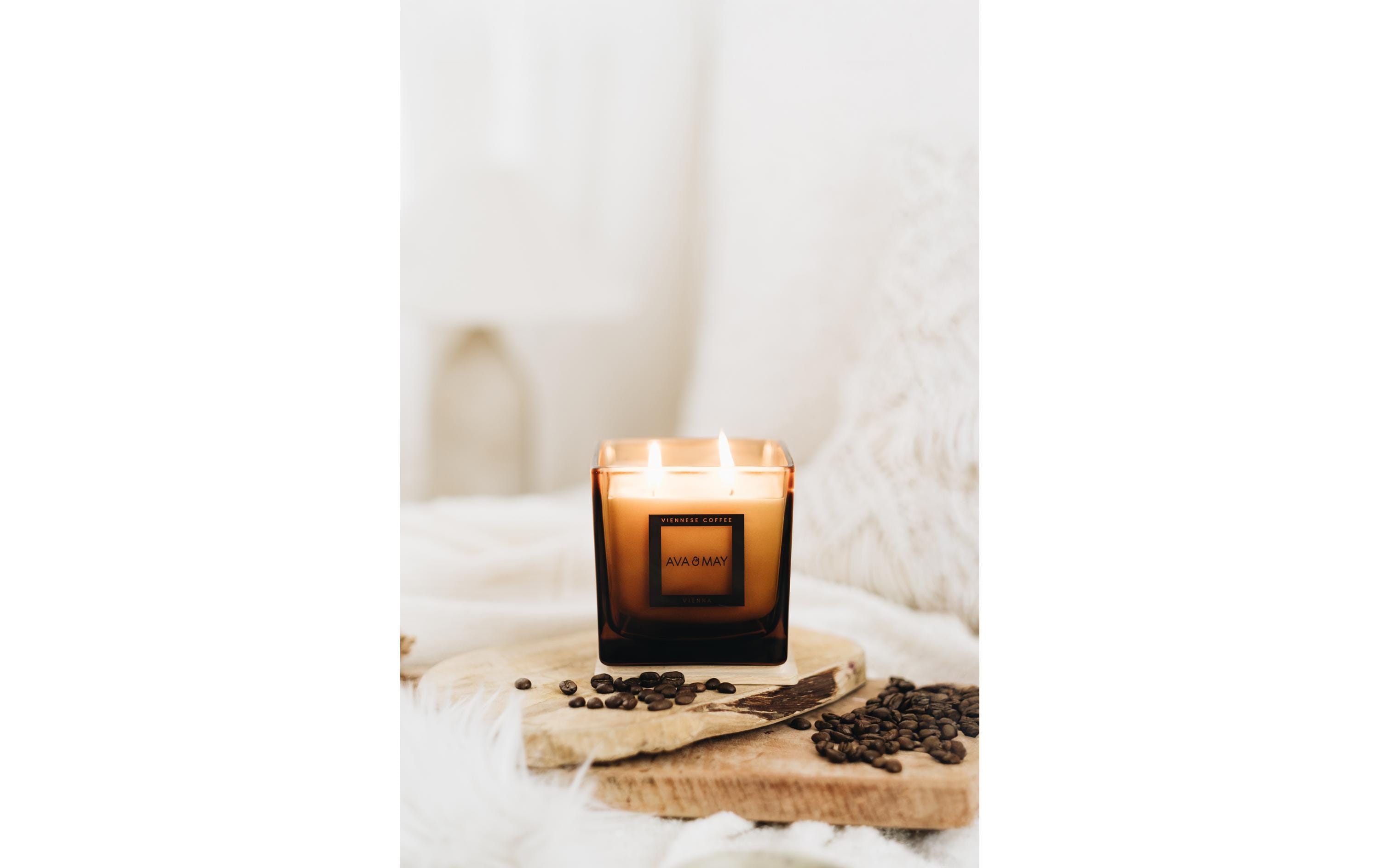 AVA & MAY Duftkerze Niennesse Coffee, 550 g