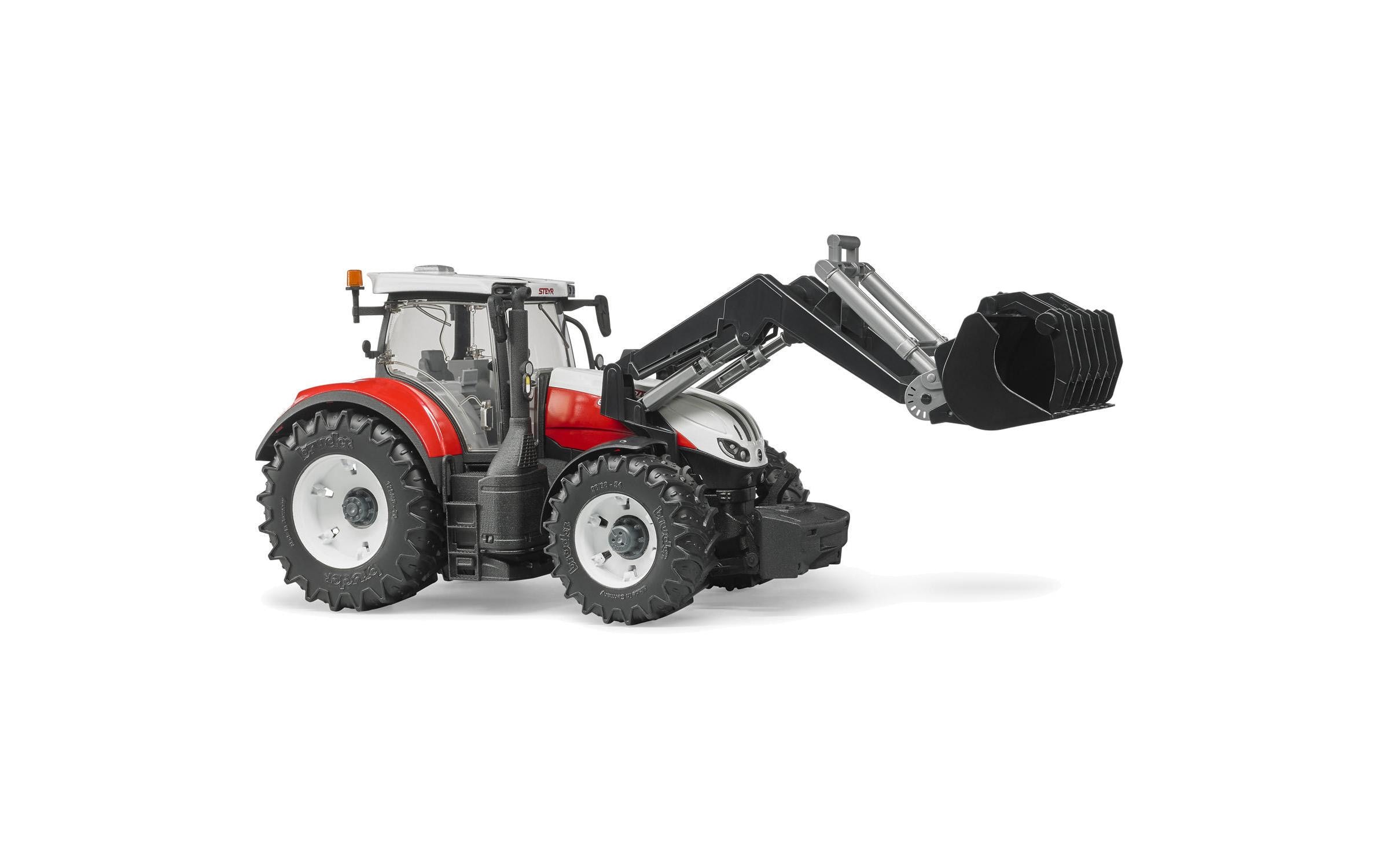 Bruder Spielwaren Landwirtschaftsfahrzeug Steyr 6300 Terrus CVT Frontlader Bruder Spielwaren Landwirtschaftsfahrzeug Steyr 6300 Terrus CVT Frontlader