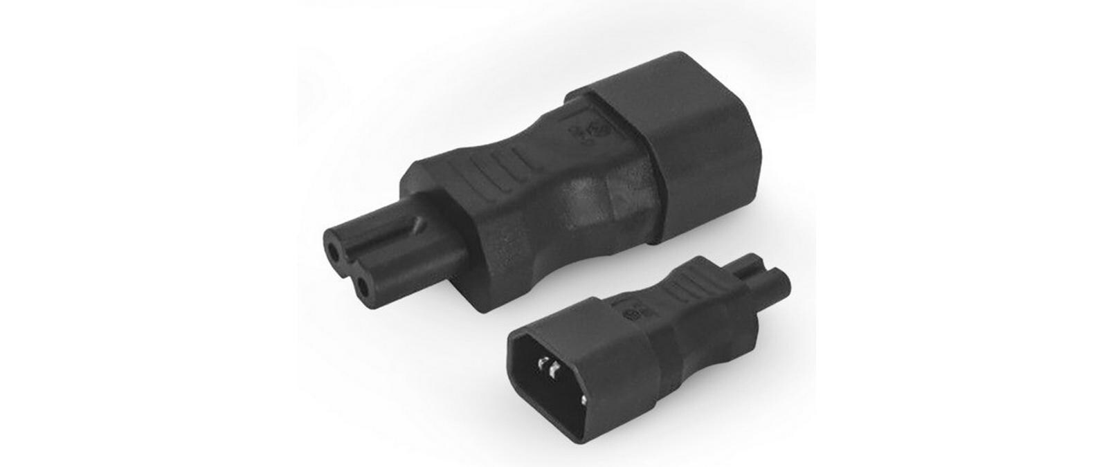 Alpha Elettronica Adapterstecker C7 - C14, gerade Alpha Elettronica Adapterstecker C7 - C14, gerade