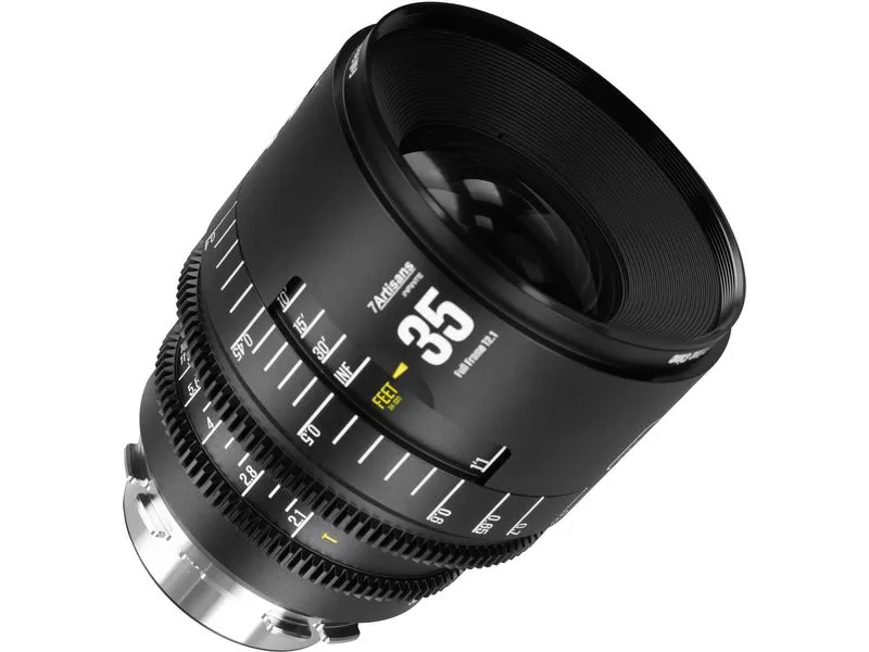 7Artisans Festbrennweite 35mm T/2.1 INFINTE Schwarz – Arri PL